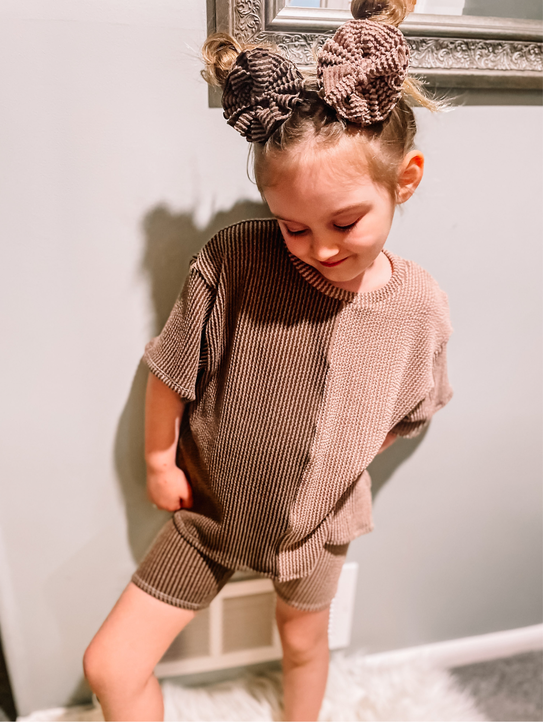 Mystery Oversized Tee & Bikers Set