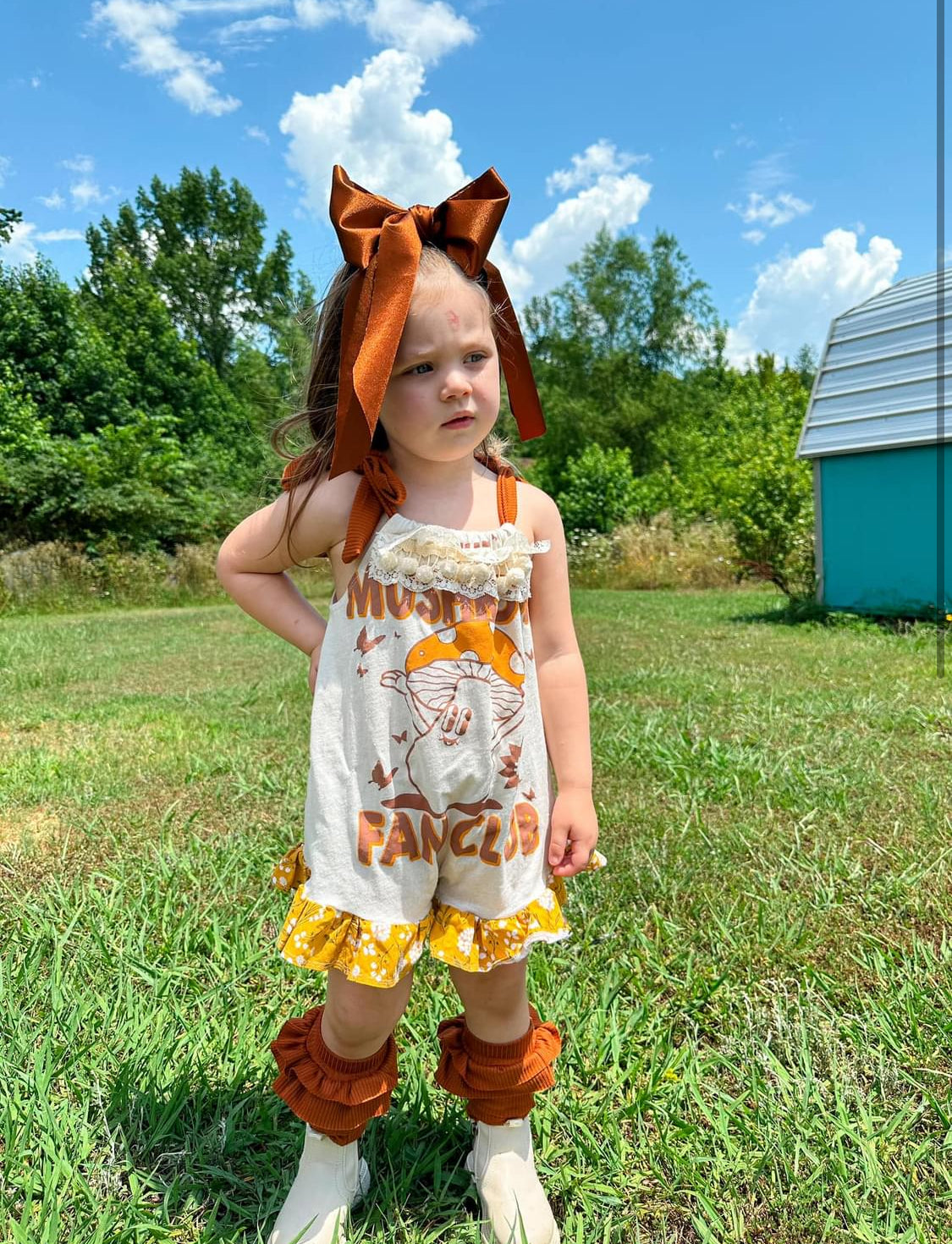 Mystery Rose Ruffle Romper